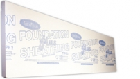 FOUNDATION PLUS/SHEATHING DUAL PURPOSE, BOTH INSULATION AND EXTERIOR SHEATHING